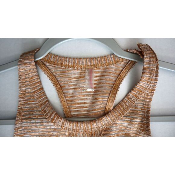 FP Movement OB1449132 Women's Sz M Russet Orange Striped TTYL Racerback Dress - Picture 3 of 12